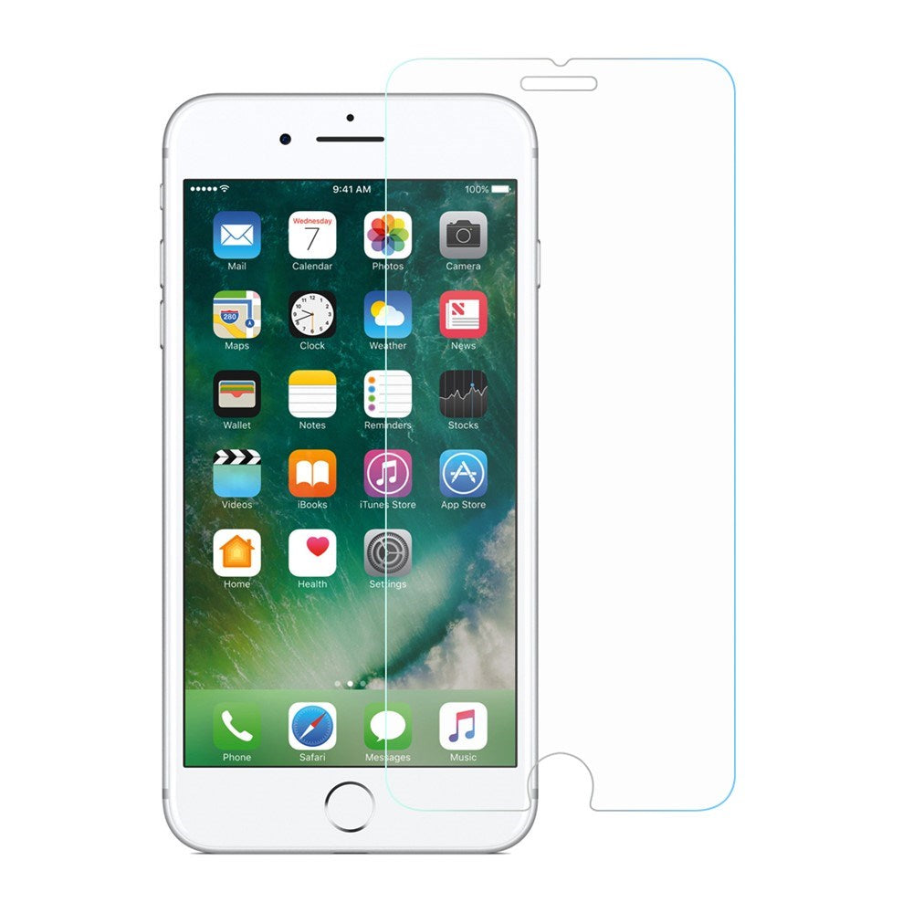 iPhone 8 Plus / 7 Plus / 6s Plus / 6 Plus Hærdet Beskyttelsesglas - Gennemsigtig