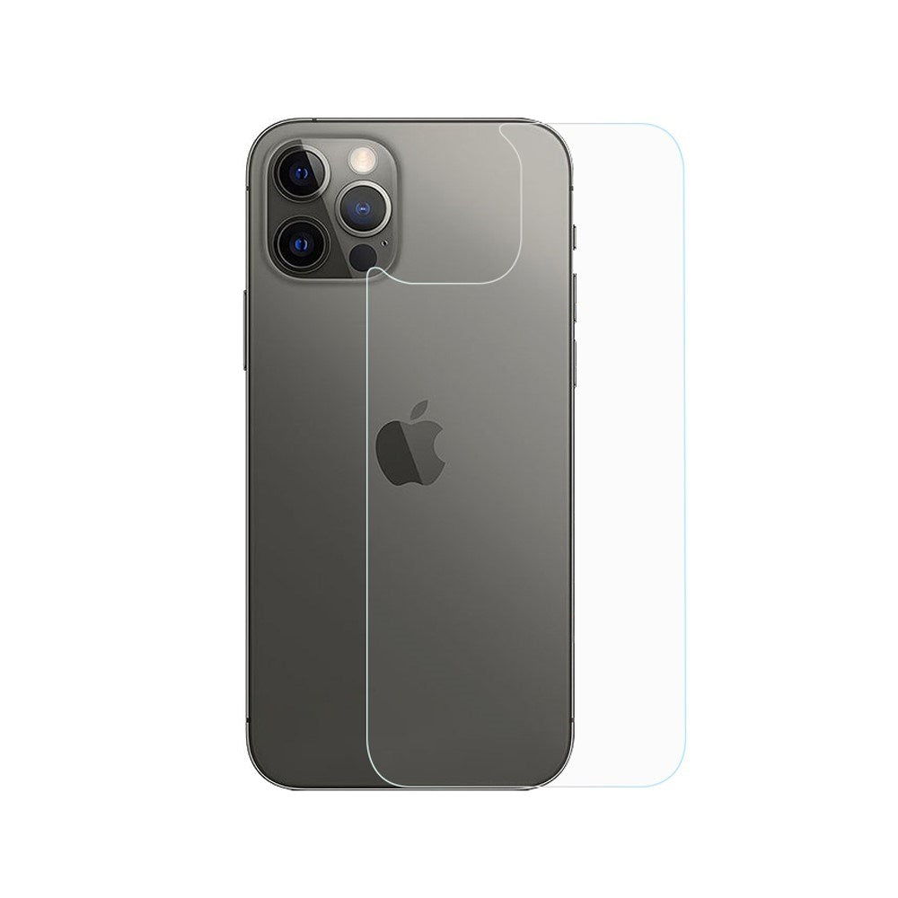 iPhone 12 / 12 Pro Full-Fit Hærdet Beskyttelsesglas til Bagside - Gennemsigtig