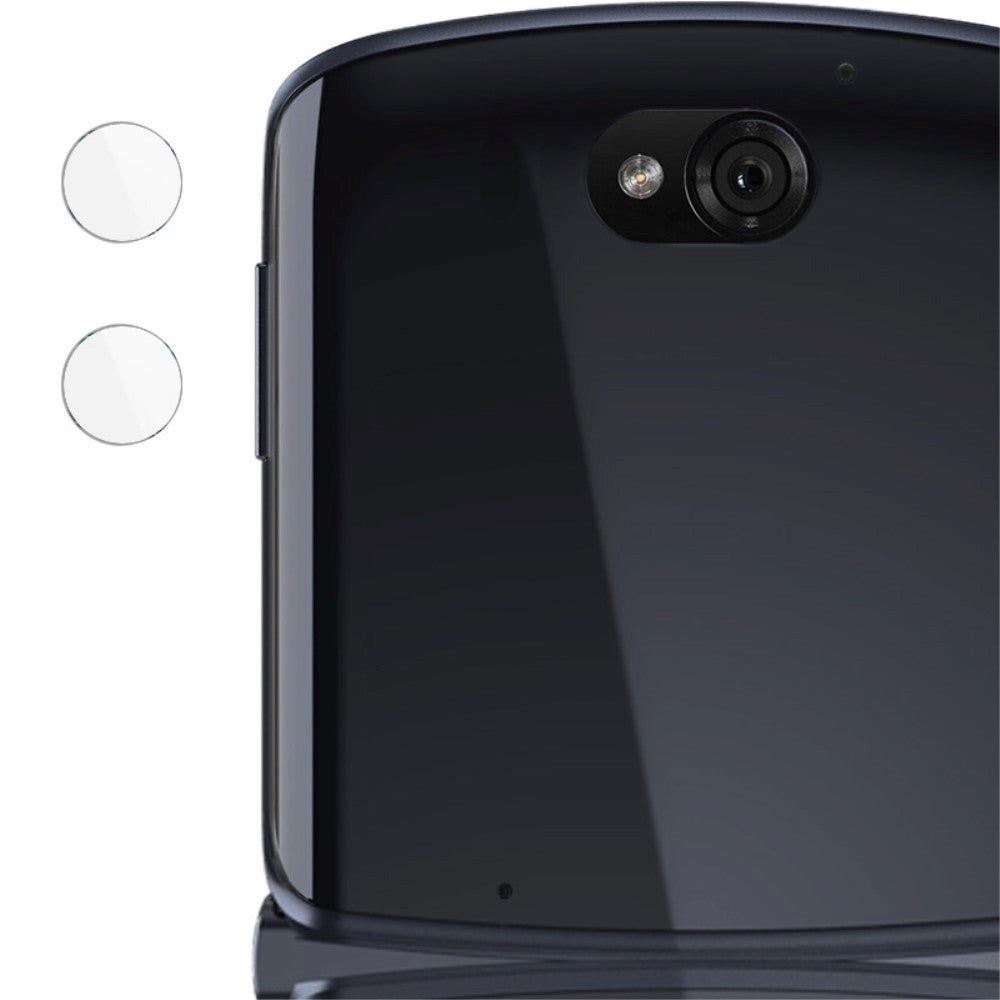Motorola RAZR (5G) IMAK Beskyttelsesglas til Kameralinse - Gennemsigtig (2 stk.)