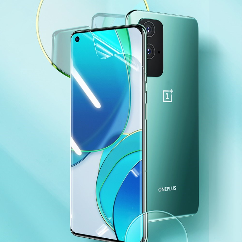 OnePlus 9 BENKS Hydro-Coagulant Beskyttelsesfilm - Full-fit - Gennemsigtig