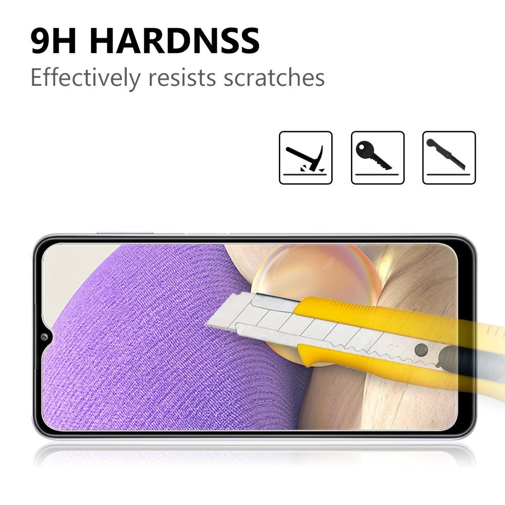 Samsung Galaxy A32 (5G) Hærdet Glas - Case Friendly - Skærmbeskyttelse - Gennemsigtig