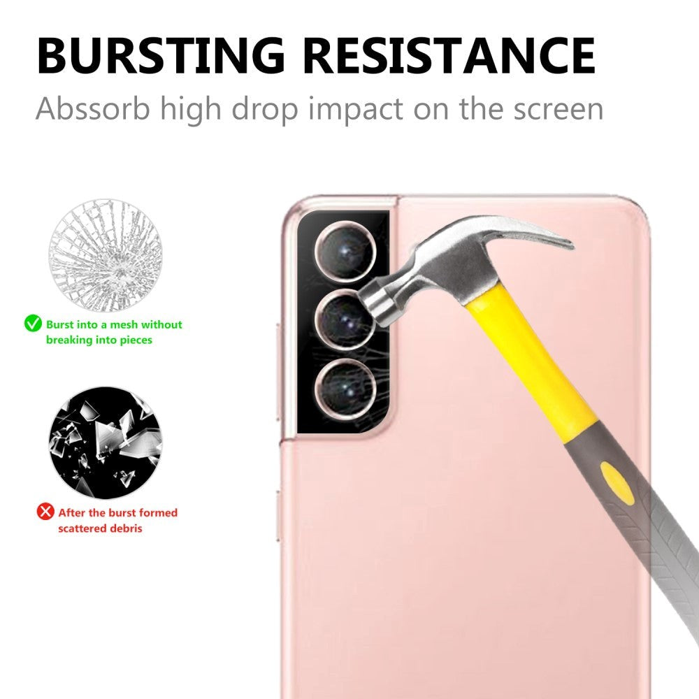 Samsung Galaxy S21 Beskyttelsesglas til Kameralinse - Sort
