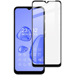 Motorola Moto E7 Power / E7i Power Hærdet Glas - Case Friendly - Skærmbeskyttelse - Sort kant