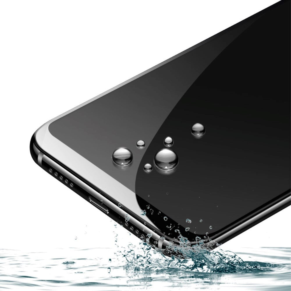 Motorola Moto E6i / E6s (2020) Case Friendly Arc-Edge Skærmbeskyttelse - Hærdet Glas - Gennemsigtig