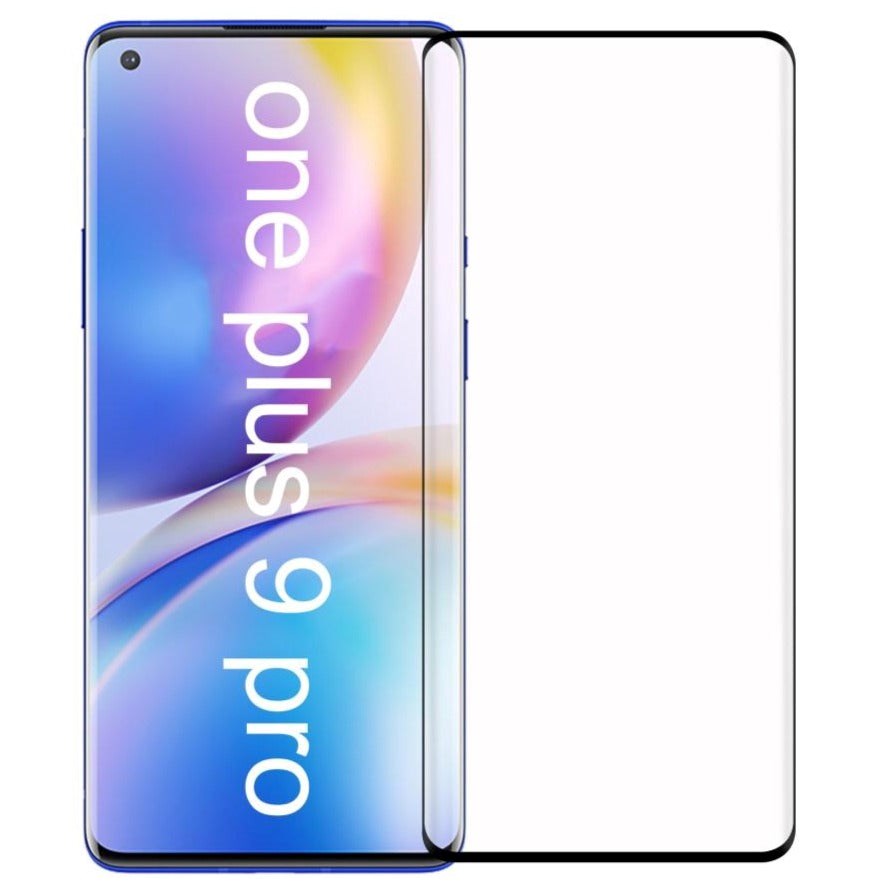 OnePlus 11 / 10 Pro / 9 Pro Arc Edge Hærdet Glas - Case Friendly - Skærmbeskyttelse - Sort Kant