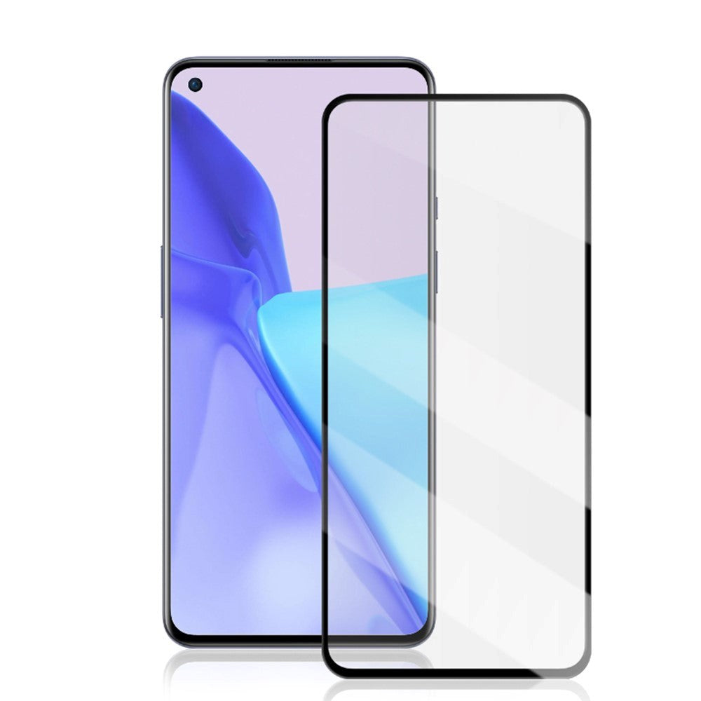 Mocolo OnePlus 9 Skærmbeskyttelse - Full Fit - Sort