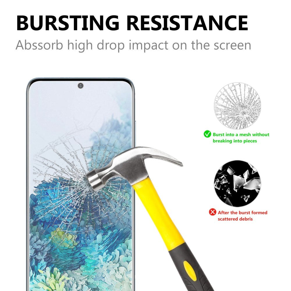 Samsung Galaxy S21 FE (5G) Arc Edge Hærdet Glas - Case Friendly - Skærmbeskyttelse - Gennemsigtig