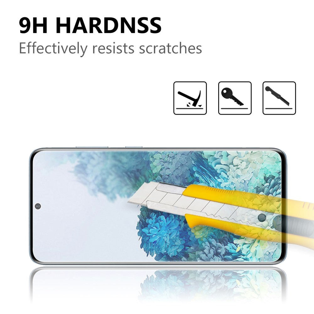 Samsung Galaxy S21 FE (5G) Arc Edge Hærdet Glas - Case Friendly - Skærmbeskyttelse - Gennemsigtig