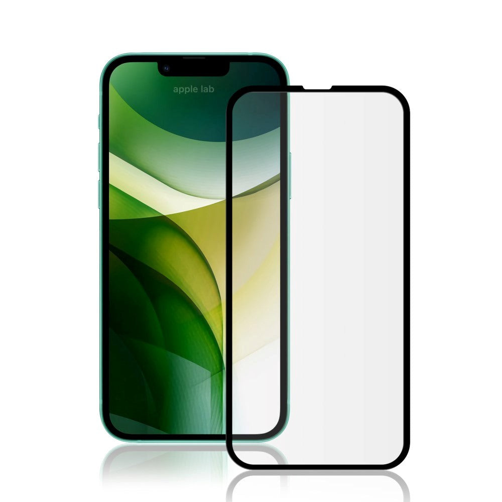 iPhone 13 Pro Max AMORUS Hærdet Glas - Case-Friendly - Sort Kant