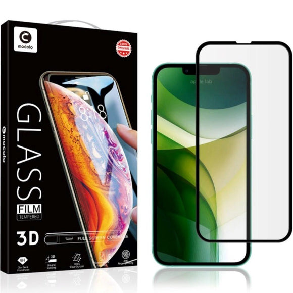 iPhone 13 / 13 Pro MOCOLO Curved Hærdet Glas - Full-fit - Sort Kant