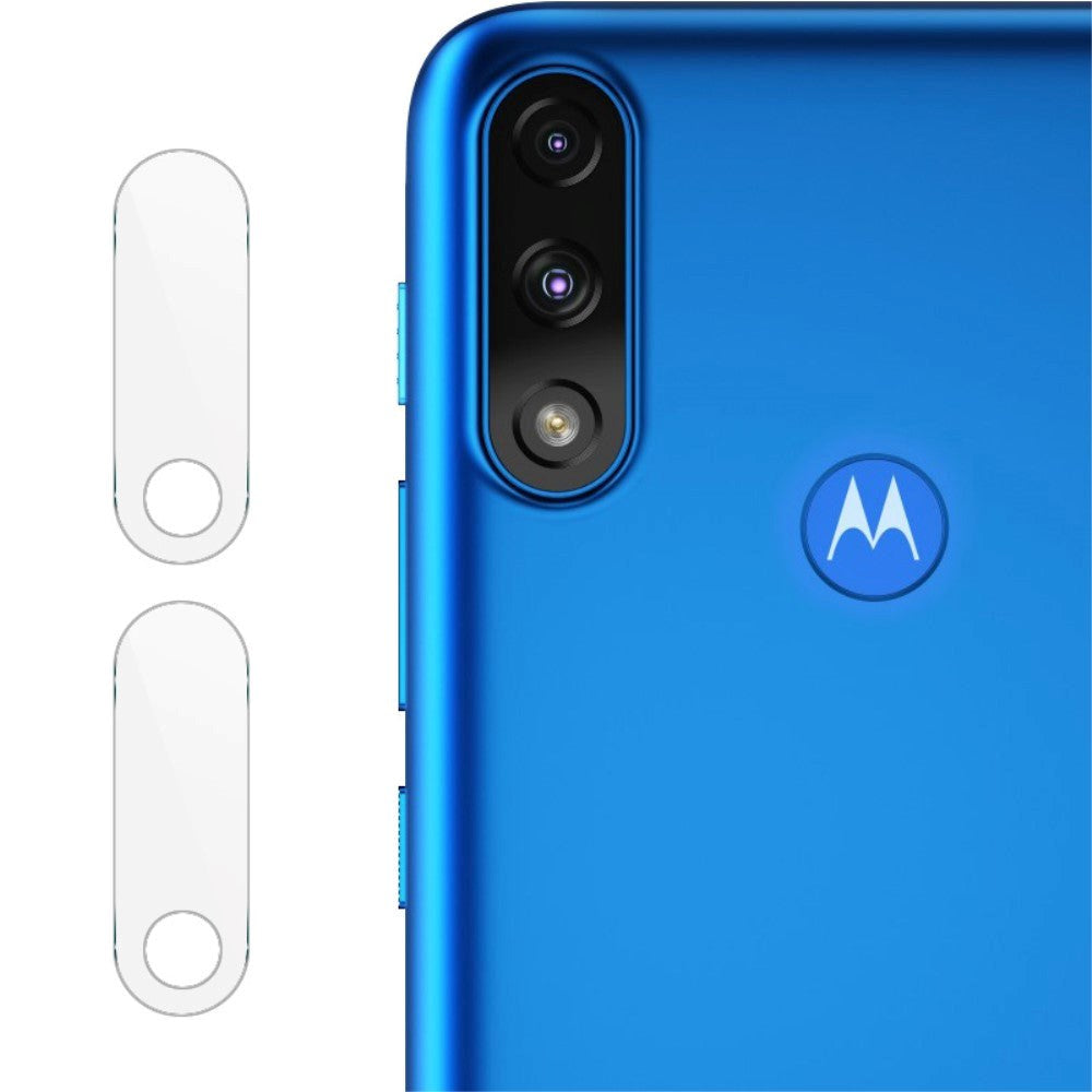 Motorola Moto E7 Power / E7i Power Beskyttelsesglas til Kameralinse - Gennemsigtig - 2 stk.
