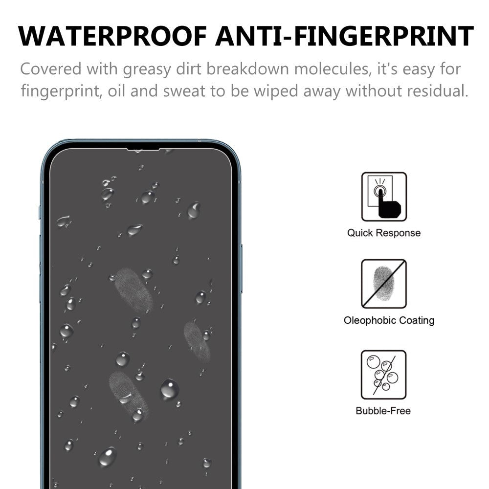 iPhone 13 Pro Max Hærdet Glas - Case Friendly - Skærmbeskyttelse - Gennemsigtig