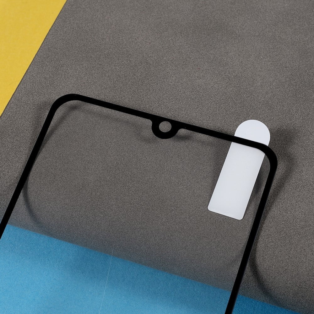 Samsung Galaxy M22 / M32 Hærdet Glas - Full-fit Skærmbeskyttelse - Sort Kant