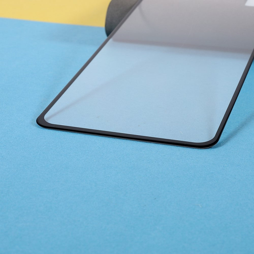 Samsung Galaxy M22 / M32 Hærdet Glas - Full-fit Skærmbeskyttelse - Sort Kant