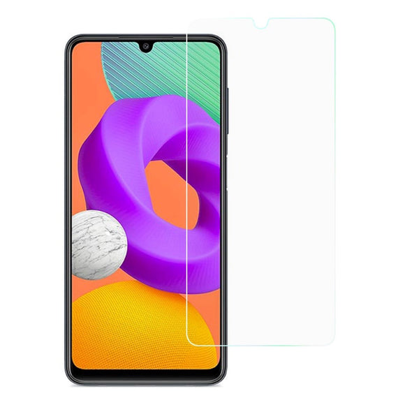 Samsung Galaxy M22 / M32 Hærdet Glas Skærmbeskyttelse Case-Friendly - Gennemsigtig