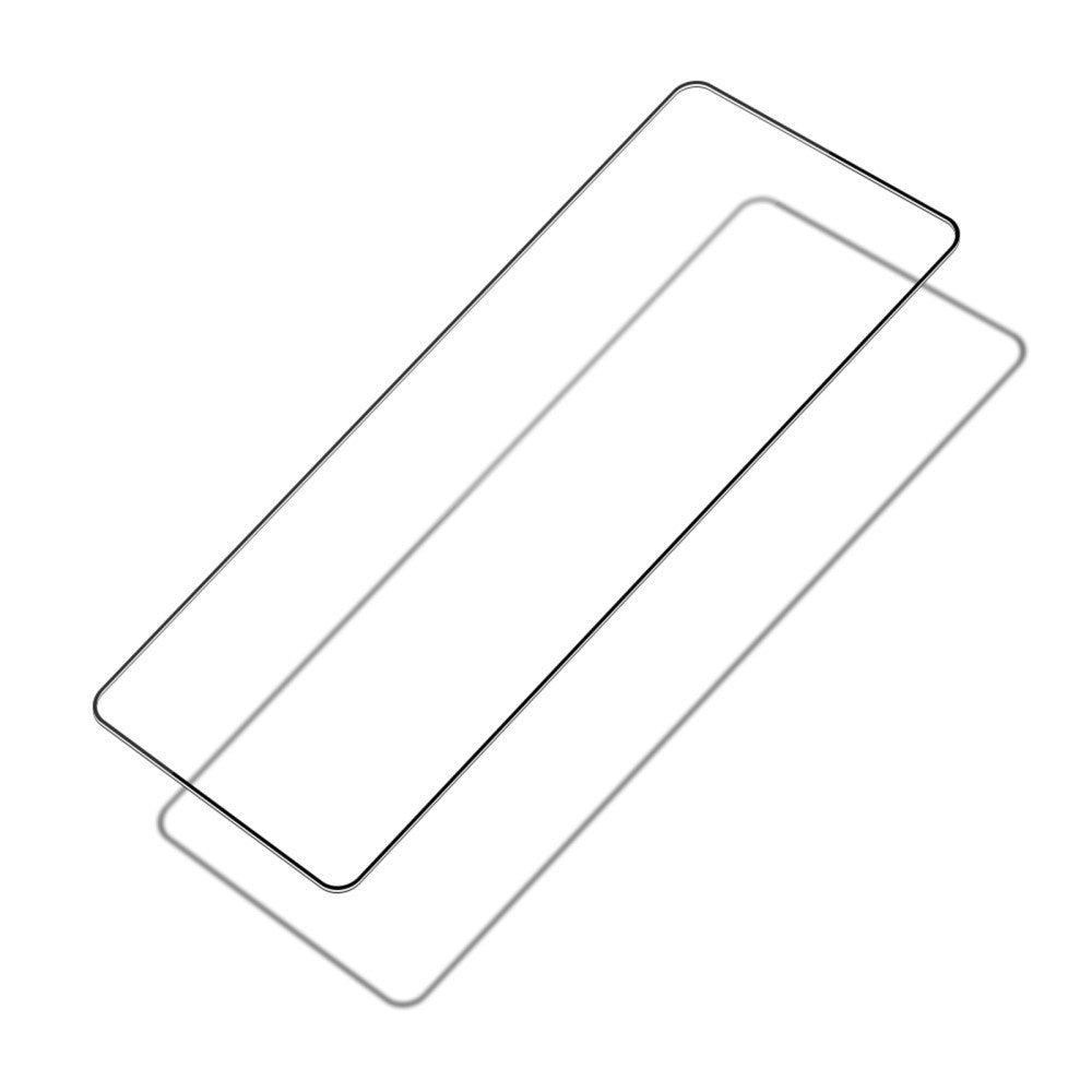 Samsung Galaxy Z Fold3 (5G) Full Fit Hærdet Skærmbeskyttelsesglas - Gennemsigtig / Sort