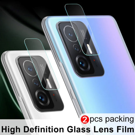Xiaomi 11T / 11T Pro IMAK Beskyttelsesglas til Kameralinse - Gennemsigtig (2 stk.)