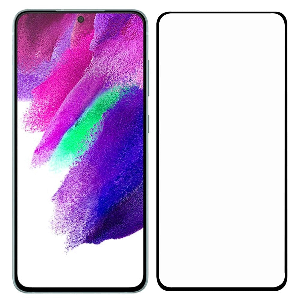 Samsung Galaxy S22 Beskyttelsesglas - Full-Fit - Skærmbeskyttelse - Sort