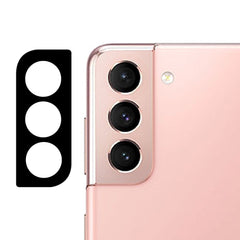 Samsung Galaxy S22 / S22+ (Plus) Kameralinse Beskyttelsesglas - Gennemsigtig m. Sort Kant