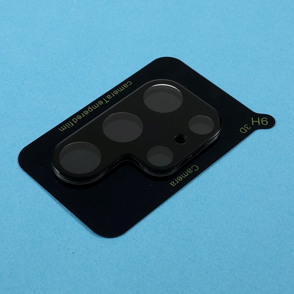 Samsung Galaxy S22 Ultra Beskyttelsesglas til Kameralinse - Sort