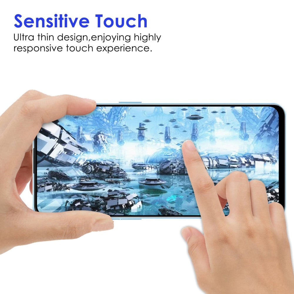 Samsung Galaxy A73 (5G) Hærdet Glas - Full-fit - Sort Kant
