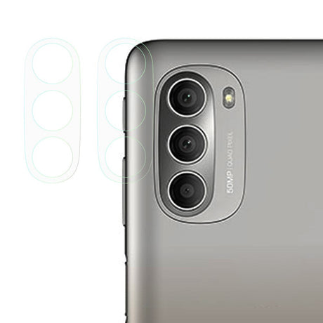 Motorola Moto G51 Kameralinse Beskyttelsesglas - 2 Stk. - Gennemsigtig
