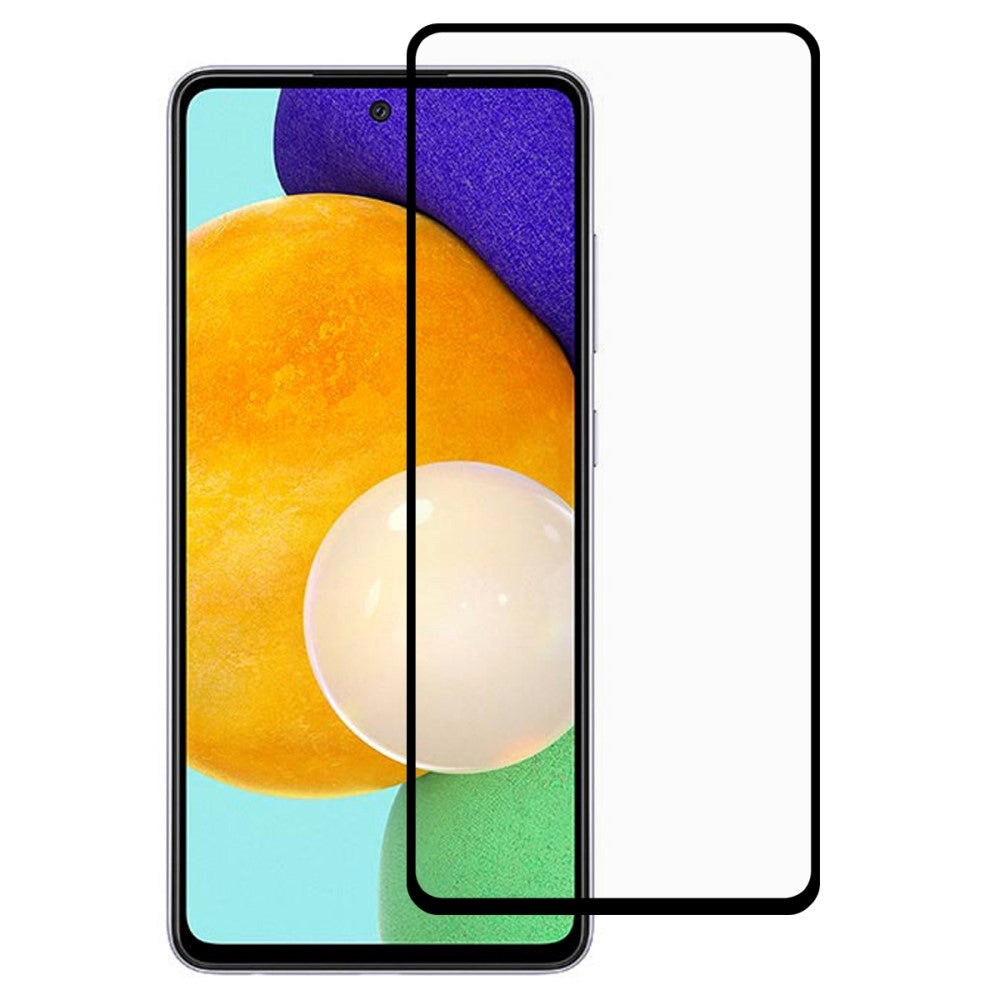 Samsung Galaxy A53 (5G) Hærdet Glas - Full-fit - Sort Kant