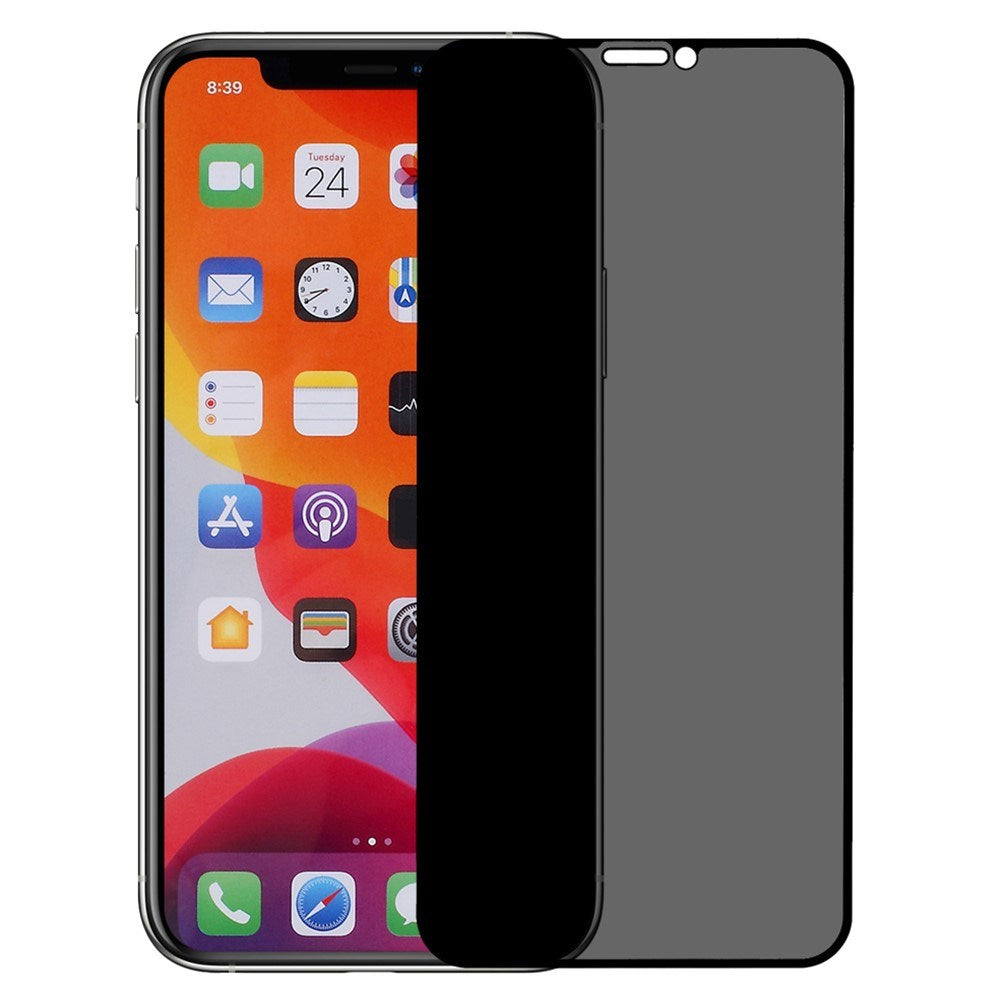 iPhone 11 Pro / XS / X Hærdet Skærmbeskyttelsesglas m. Privacy Funktion - Gennemsigtig