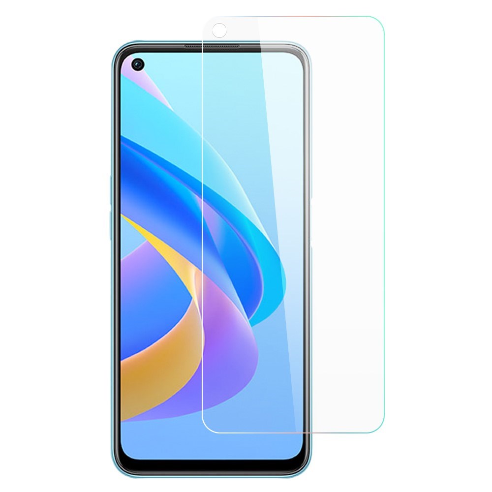 OPPO A76 Hærdet Glas - Case Friendly - Skærmbeskyttelse - Gennemsigtig