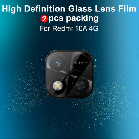 Xiaomi Redmi 10A IMAK Beskyttelsesglas til Kameralinse - Gennemsigtig (2 stk.)