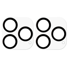 iPhone 14 Pro / 14 Pro Max Kameralinse Hærdet Beskyttelsesglas 2-pack - Gennemsigtig m. Sort Kant