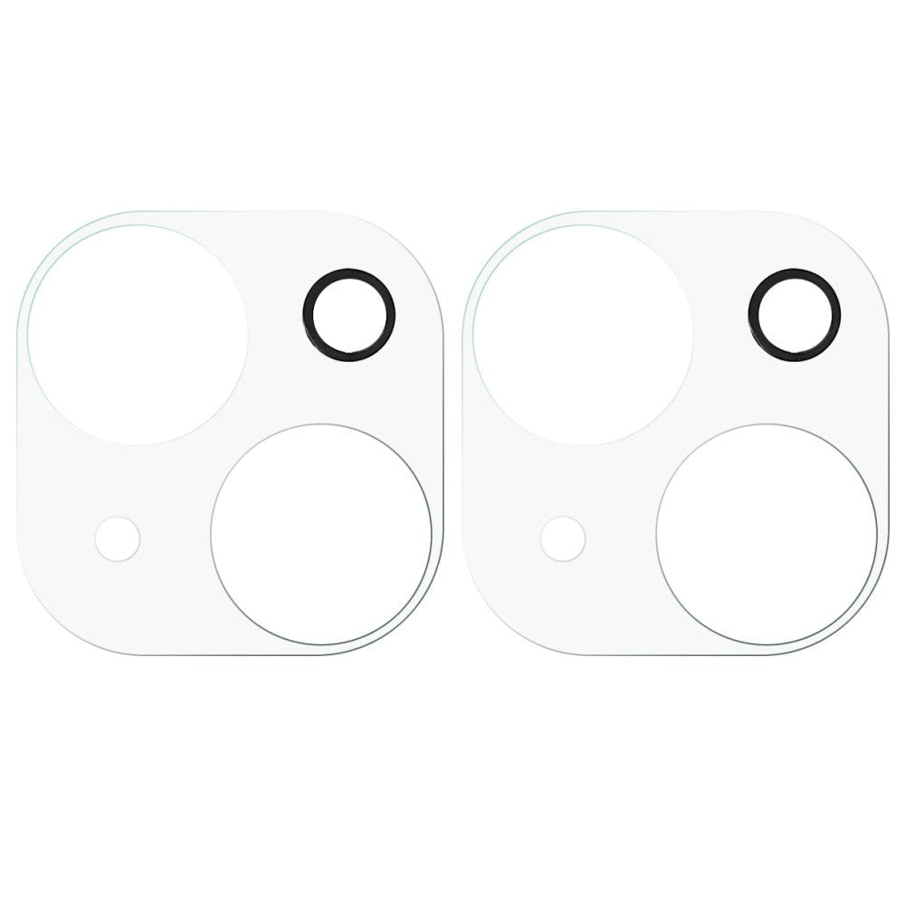 iPhone 14 / 14 Plus Kameralinse Hærdet Beskyttelsesglas 2-pack - 9H - Gennemsigtig