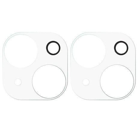 iPhone 14 / 14 Plus Kameralinse Hærdet Beskyttelsesglas 2-pack - 9H - Gennemsigtig