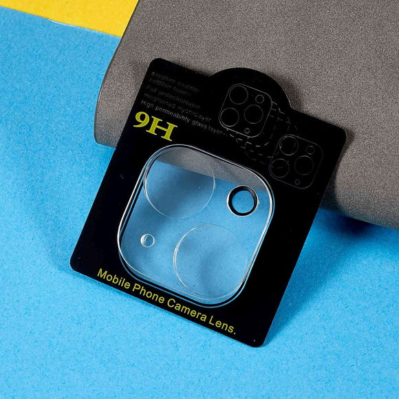 iPhone 14 / 14 Plus Kameralinse Hærdet Beskyttelsesglas 2-pack - 9H - Gennemsigtig