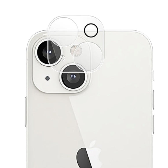 iPhone 14 / 14 Plus Mocolo Beskyttelsesglas til Kameralinse - Case Friendly - Gennemsigtig