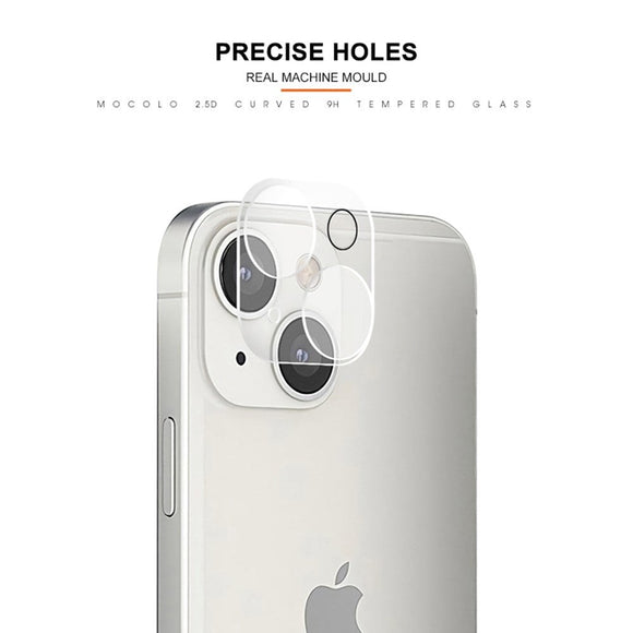 iPhone 14 / 14 Plus Mocolo Beskyttelsesglas til Kameralinse - Case Friendly - Gennemsigtig
