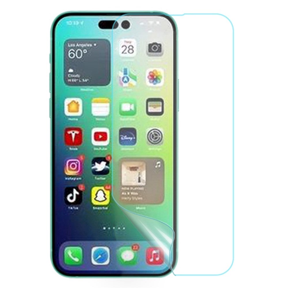 iPhone 14 Pro Max Beskyttelsesfilm - Mat Gennemsigtig
