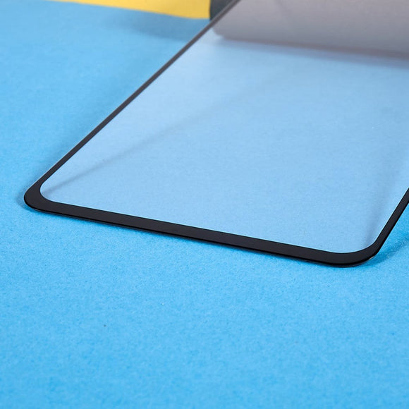 Xiaomi Redmi 10A Hærdet Glas - Full Fit Skærmbeskyttelse - Gennemsigtig / Sort Kant