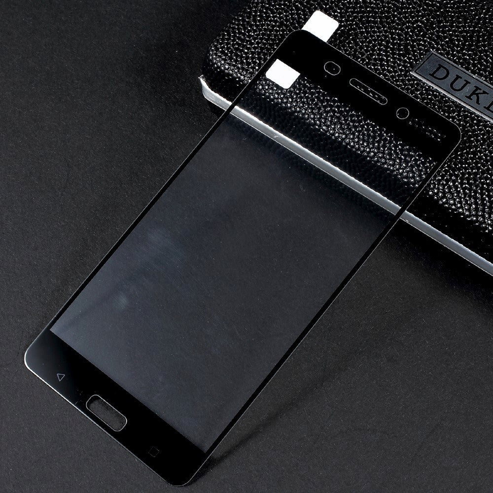 Nokia 6 Full Coverage Hærdet Glas Beskyttelsesfilm - Sort