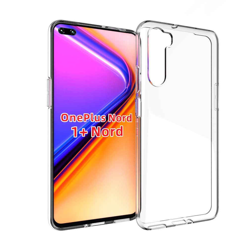 OnePlus Nord Fleksibelt Plastik Cover - Gennemsigtig