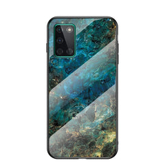 EIDERWOOD OnePlus 8T Hybrid Marmor Cover m. Glas Bagside - Blå