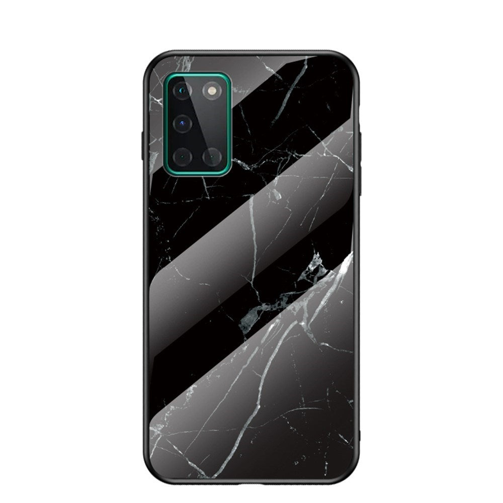 EIDERWOOD OnePlus 8T Hybrid Marmor Cover m. Glas Bagside - Sort