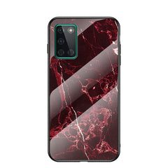 EIDERWOOD OnePlus 8T Hybrid Marmor Cover m. Glas Bagside - Rød