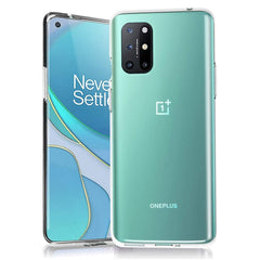 OnePlus 8T Fleksibelt Plastik Cover - Gennemsigtig