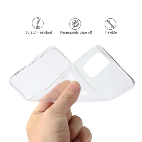 OnePlus 8T Fleksibelt Plastik Cover - Gennemsigtig