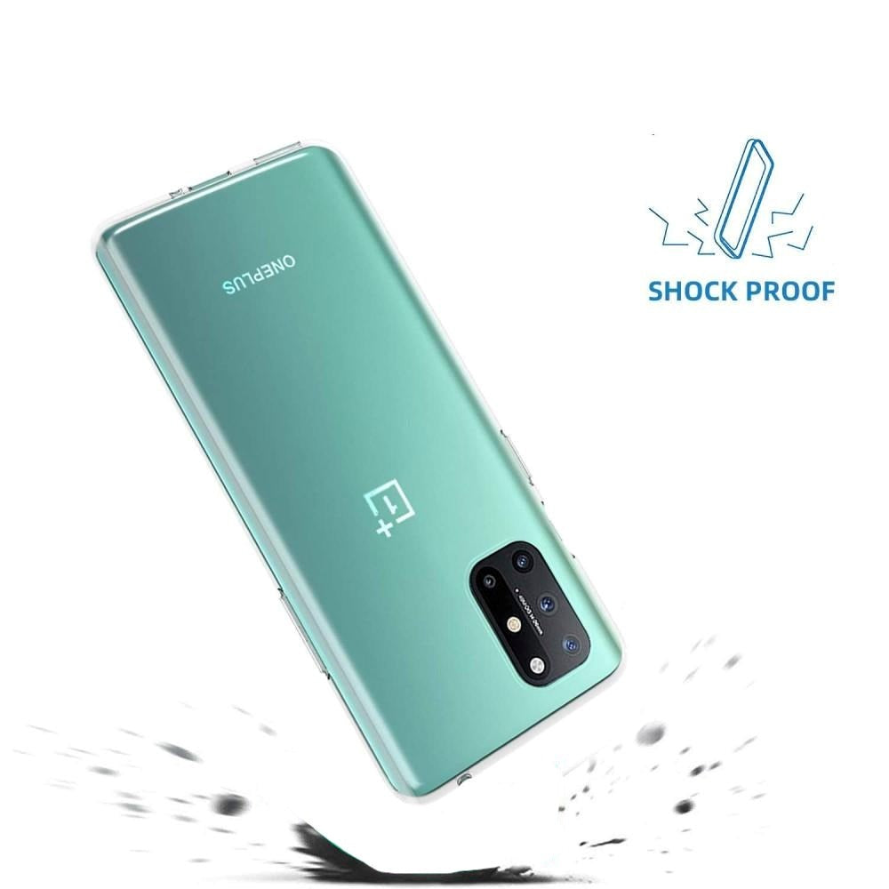 OnePlus 8T Fleksibelt Plastik Cover - Gennemsigtig