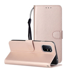 EIDERWOOD OnePlus 8T Kunstlæder Cover m. Strop & Kortholder - Rose Gold