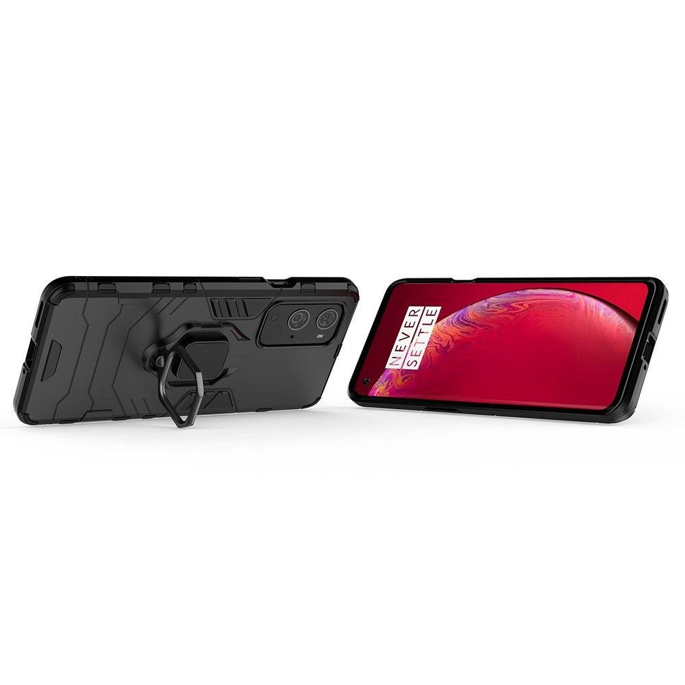 OnePlus 9 Pro Håndværkercover m. Magnetisk Kickstand - Sort