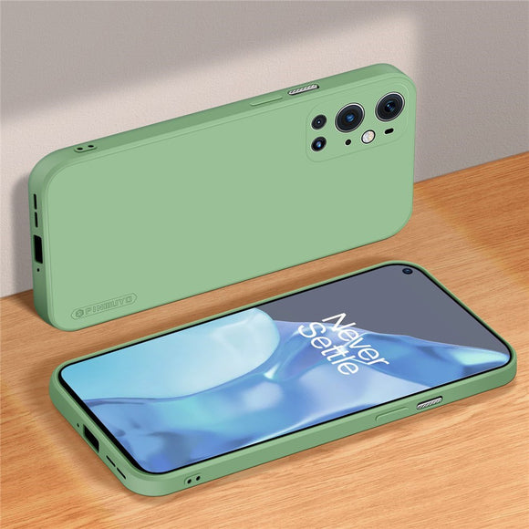 OnePlus 9 Pro Pinwuyo Silikone Cover - Grøn