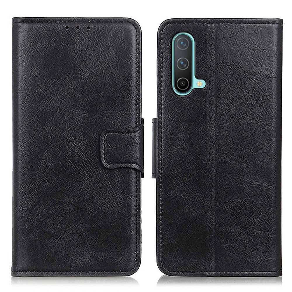 EIDERWOOD OnePlus Nord CE (5G) Kunstlæder Flip Cover m. Pung & Ståfunktion - Sort